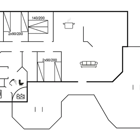Holiday home Hemming - From The Sea In Ne Jutland By Interhome *